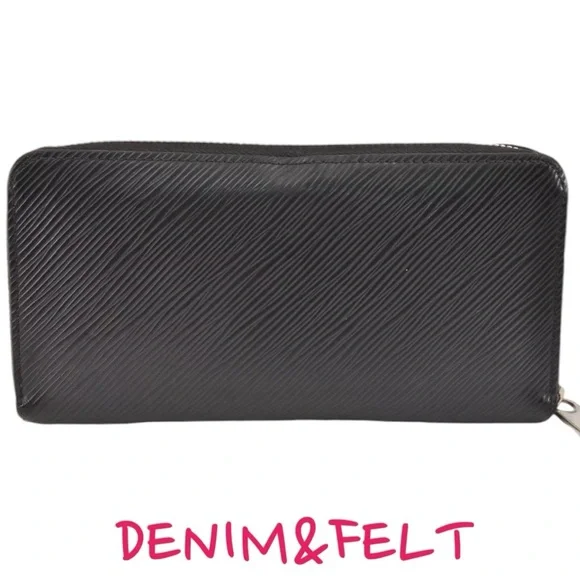 🩷Louis Vuitton Black/Pink Epi Zippy Long Wallet/Purse |PRELOVED | RARE!!🩷🖤🩷 - Picture 6 of 16